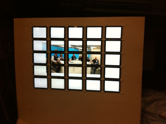 5x5 ipad wall