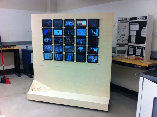 5x5 ipad wall
