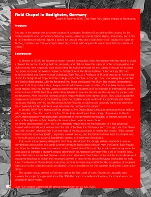 b arch portfolio