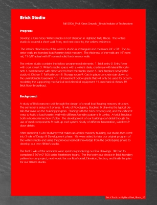 b arch portfolio