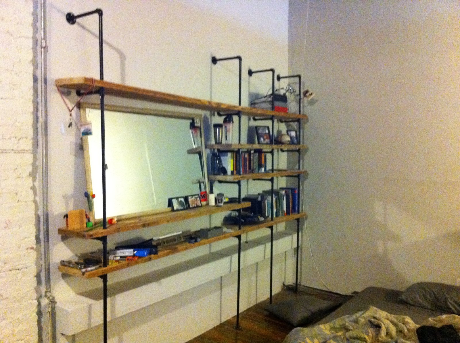 3/4" gas pipe shelving
