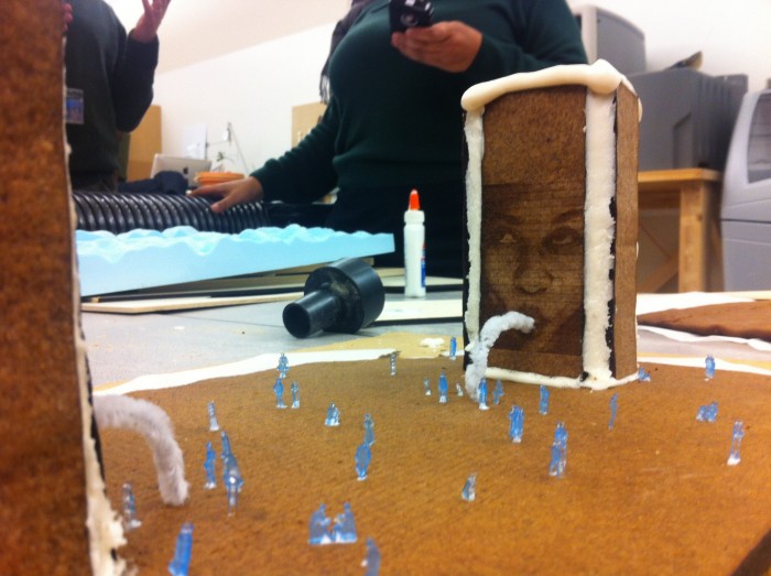 laser cut ginger bread house