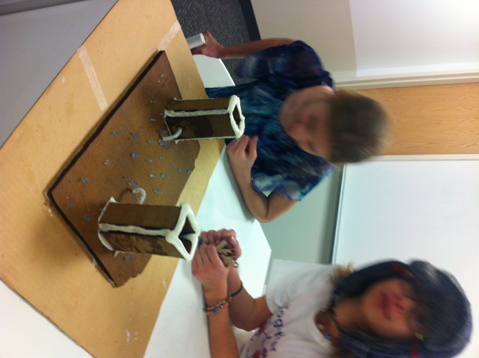 laser cut ginger bread house