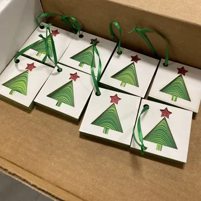 lasercut christmas ornament