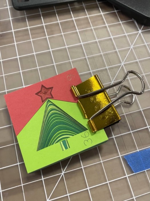 lasercut christmas ornament